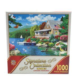 Signature Collection Series II Lakeside Memories 1000 Piece Jigsaw Puzzle NEW